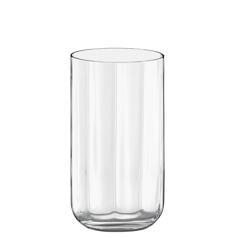 45 Cl Bormioli Luigi Jazz Bicchiere Bibita In Vetro Set 4 Pezzi