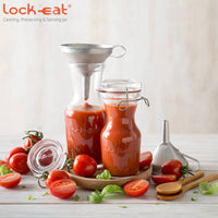 50 Cl Bormioli Luigi Lock Eat Caraffa In Vetro Set 12 Pezzi