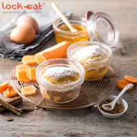 12 5 Cl Bormioli Luigi Lock Eat Vasetto Ermetico In Vetro Set 24 Pezzi