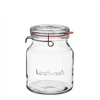 200 Cl Bormioli Luigi Lock Eat Vasetto Ermetico In Vetro Set 6 Pezzi