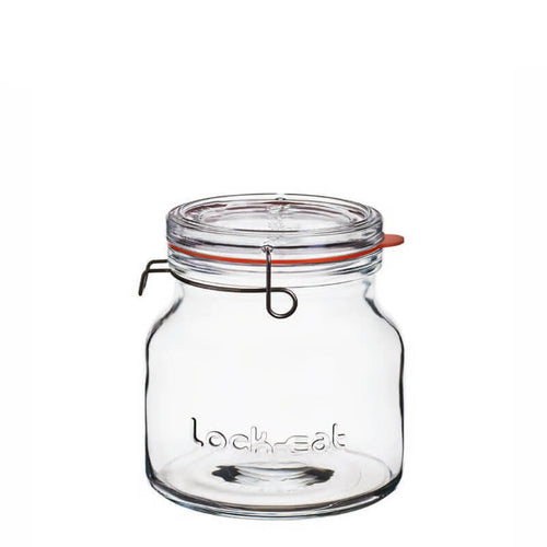 150 Cl Bormioli Luigi Lock Eat Vasetto Ermetico In Vetro Set 6 Pezzi