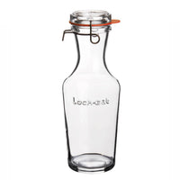 1 Litro Bormioli Luigi Lock Eat Caraffa In Vetro Set 6 Pezzi