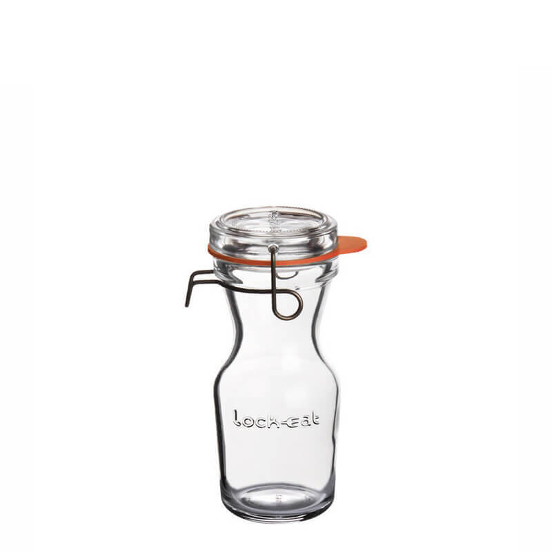 25 Cl Bormioli Luigi Lock Eat Caraffa In Vetro Set 6 Pezzi