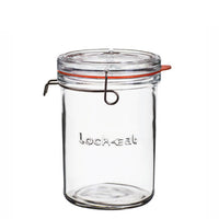 1 Litro Bormioli Luigi Lock Eat Terrina In Vetro Set 6 Pezzi
