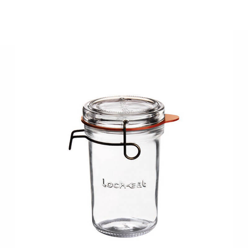 35 Cl Bormioli Luigi Lock Eat Vasetto Ermetico In Vetro Set 6 Pezzi