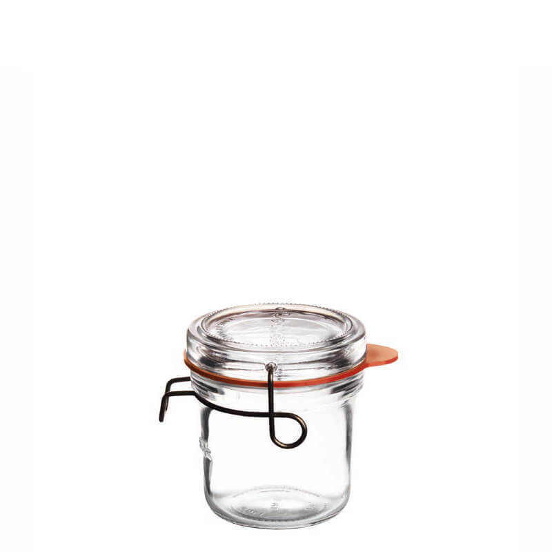 20 Cl Bormioli Luigi Lock Eat Vasetto Ermetico In Vetro Set 6 Pezzi