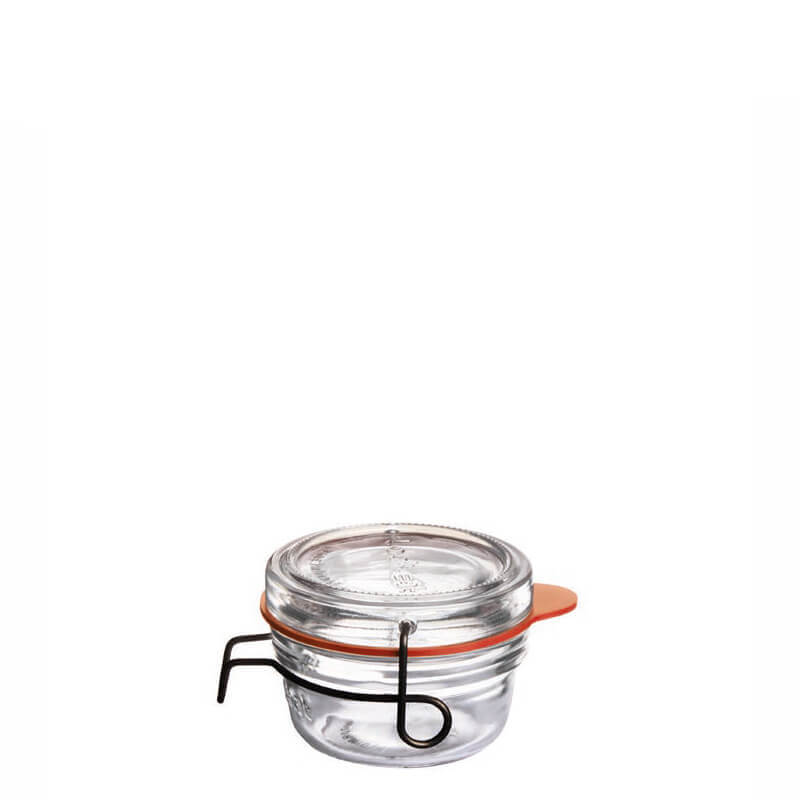 8 Cl Bormioli Luigi Lock Eat Vasetto Ermetico In Vetro Set 6 Pezzi