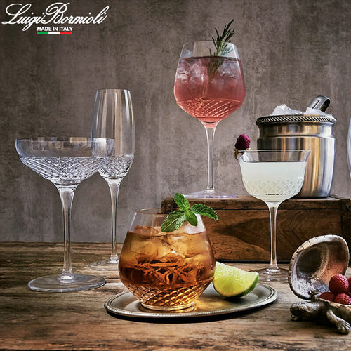 26 Cl Bormioli Luigi Roma 1960 Calice Cocktail In Vetro Set 6 Pezzi