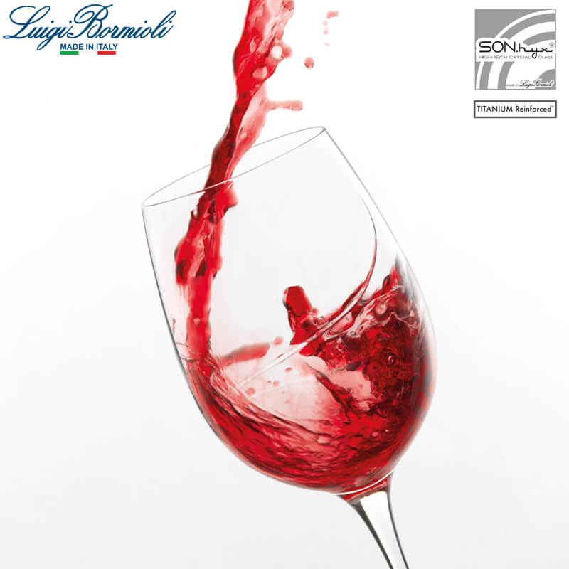 40 Cl Bormioli Luigi Aero Bicchiere Vino Rosso In Vetro Set 6 Pezzi