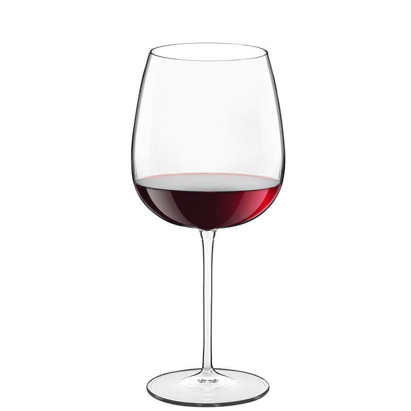 75 Cl Bormioli Luigi Talismano Calice Vino Rosso Burgundy In Vetro Set 4 Pezzi