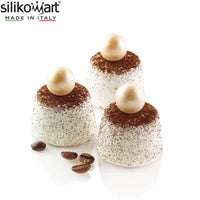 6 9 Cm Silikomart Sq009 Stampo Muffin In Silicone