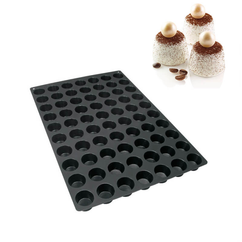 6 9 Cm Silikomart Sq009 Stampo Muffin In Silicone