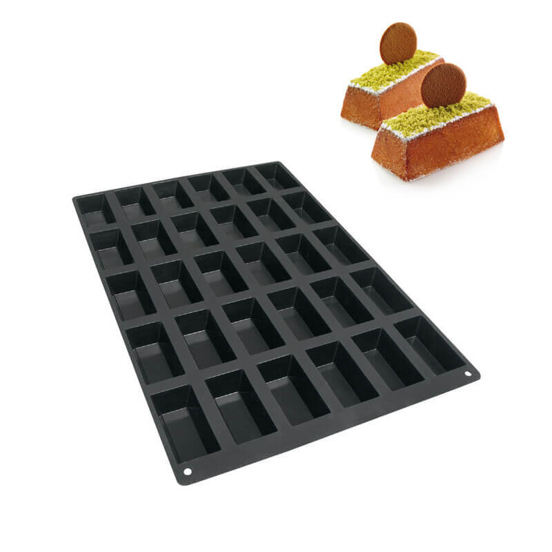 30 Forme Silikomart Sq006 Stampo Mini Torte In Silicone