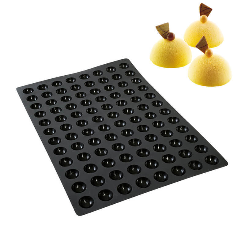 96 Forme Silikomart Sq015 Stampo Semisfera In Silicone