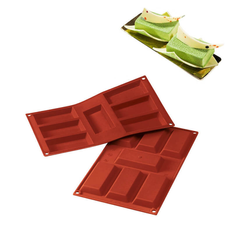 7 Forme Silikomart Classic Stampo Financiers In Silicone