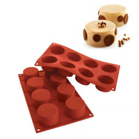 8 Forme Silikomart Classic Stampo Cilindro In Silicone