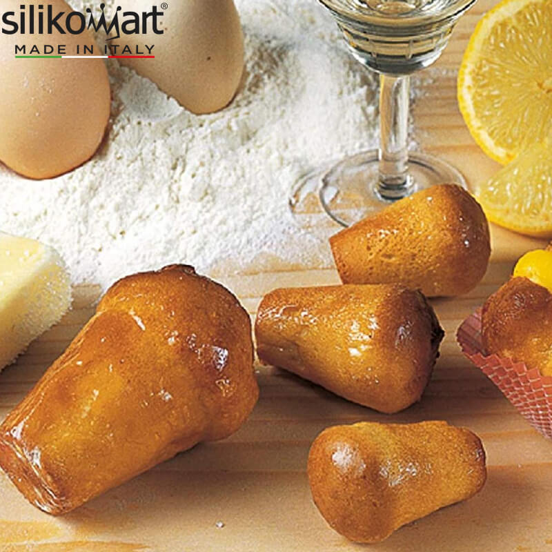 8 Forme Silikomart Classic Stampo Baba In Silicone