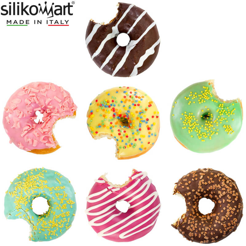 8 Forme Silikomart Classic Stampo Savarin In Silicone