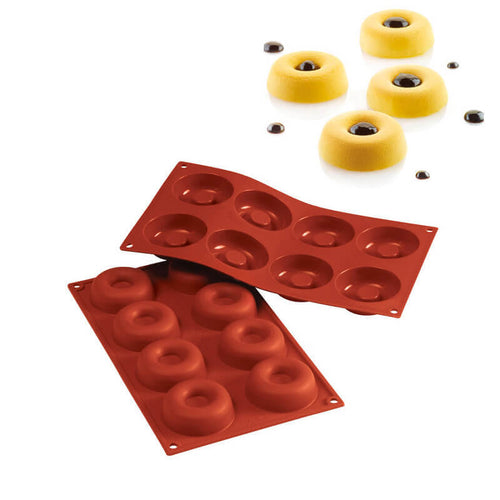 8 Forme Silikomart Classic Stampo Savarin In Silicone
