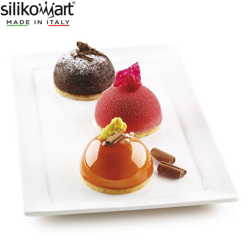 6 Forme Silikomart Classic Stampo Semisfera In Silicone