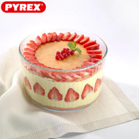 21 Cm Pyrex Bake And Enjoy Stampo Souffle Rotondo In Vetro Borosilicato