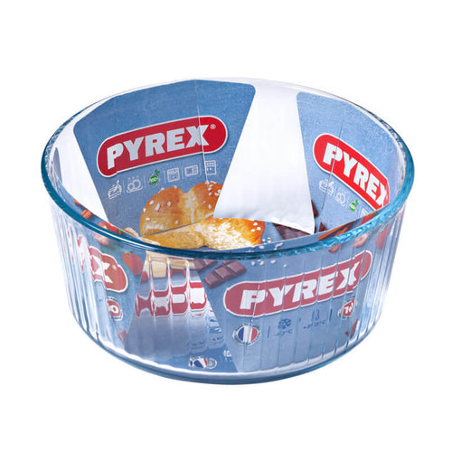 21 Cm Pyrex Bake And Enjoy Stampo Souffle Rotondo In Vetro Borosilicato