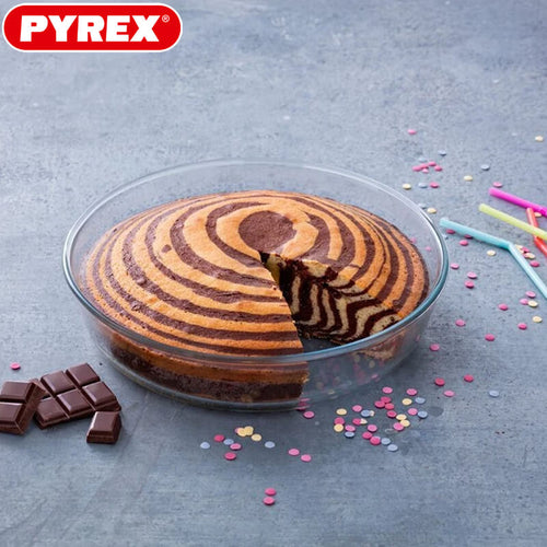 26 Cm Pyrex Bake And Enjoy Tortiera Rotondo In Vetro Borosilicato