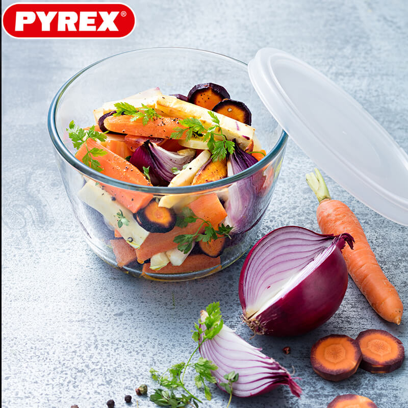 Pyrex Cook And Freeze Contenitore Per Alimentirotondo In Vetro Borosilicato