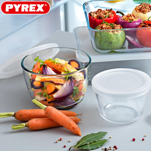 Pyrex Cook And Freeze Contenitore Per Alimentirotondo In Vetro Borosilicato