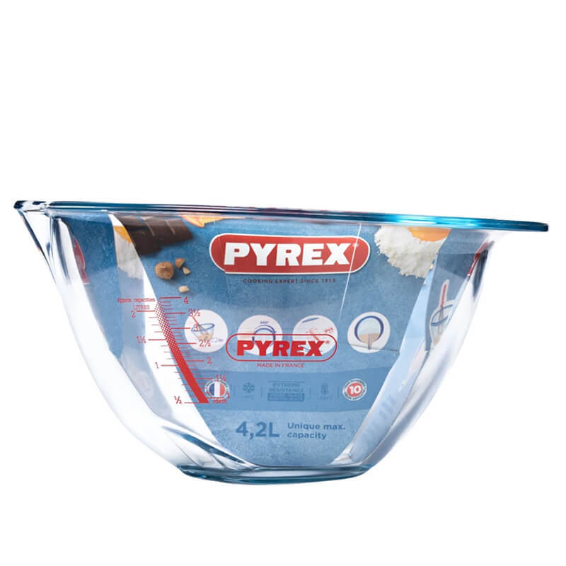 420 Cl Pyrex Classic Coppa Graduata Rotonda In Vetro Borosilicato