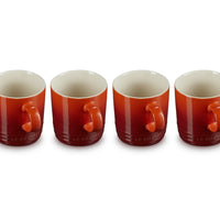 35 cl - Le Creuset London Tazza Mug In Gres Vetrificato Set 4 Pz
