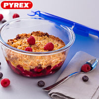 Pyrex Cook And Go Contenitore Per Alimenti Ermetico Rotondo In Vetro Borosilicato