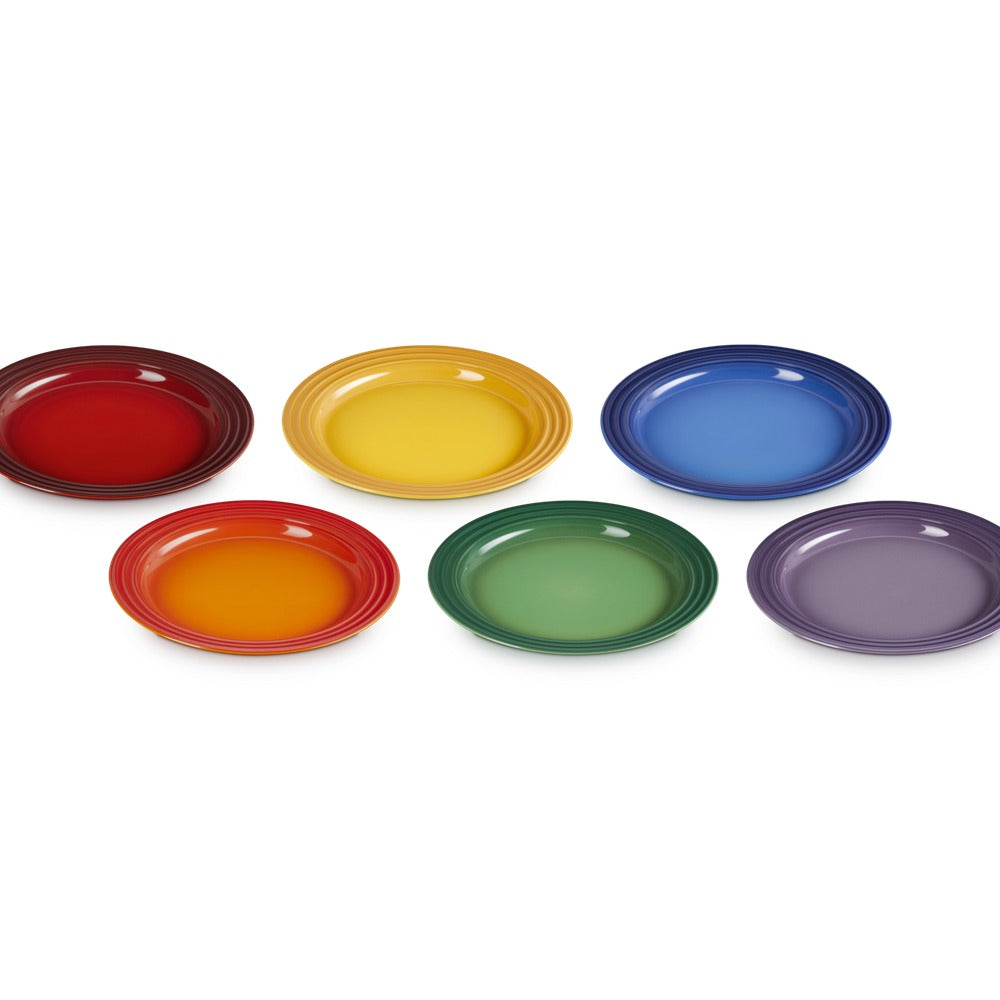 22 cm - Le Creuset Arte Della Tavola Vancouver Piatto Frutta Set 6 Pz