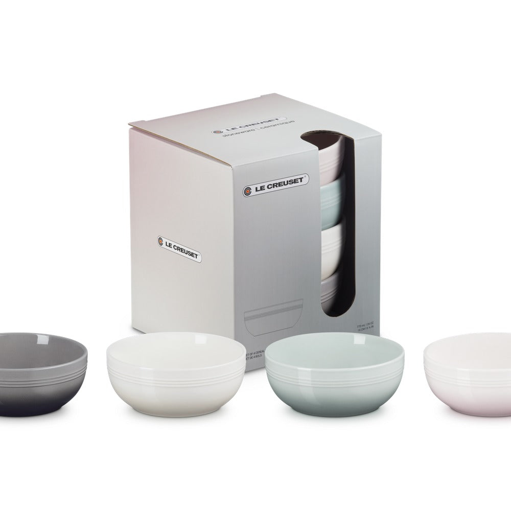 16 cm - Le Creuset Coupe Ciotola Cereali In Gres Vetrificato Set 4 Pz