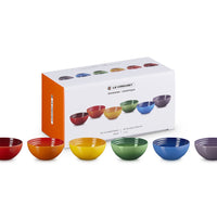 12 cm - Le Creuset Arte Della Tavola Vancouver Ciotola Snack In Gres Vetrificato Set 6 Pz