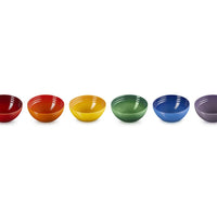 12 cm - Le Creuset Arte Della Tavola Vancouver Ciotola Snack In Gres Vetrificato Set 6 Pz