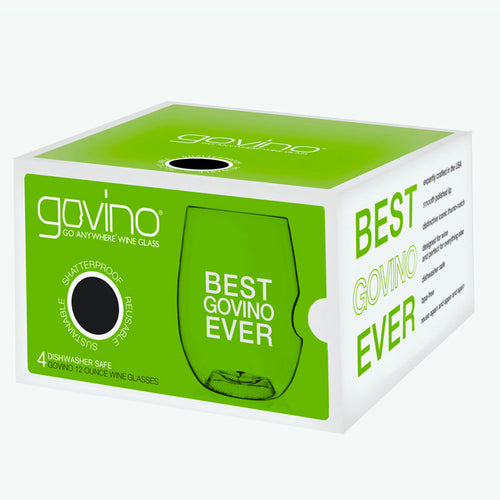 36 Cl Govino Bicchiere Vino In Plastica Set 4 Pz