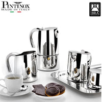 Pintinox Bella Caffettiera Moka In Acciaio Inox