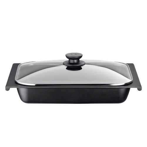 41X29 Cm Pintinox Efficient Cuociforno Rettangolare In Alluminio Con Coperchio