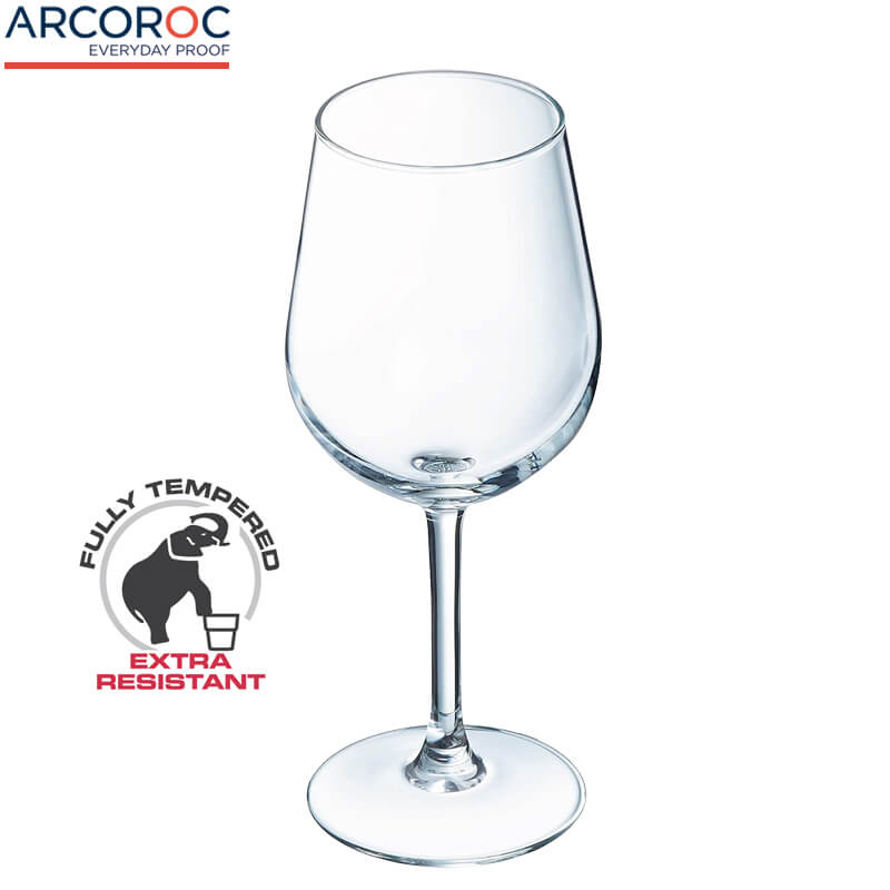 37 Cl Arcoroc Domaine Calice Vino Rosso In Vetro Temperato Set 6 Pezzi