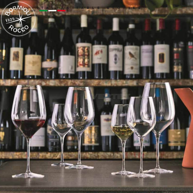 43 Cl Bormioli Rocco Inalto Tre Sensi Calice Vino Bianco In Vetro Set 6 Pezzi
