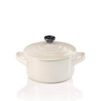 10 Cm Le Creuset Mini Cocotte Casseruola Rotonda In Gres Vetrificato