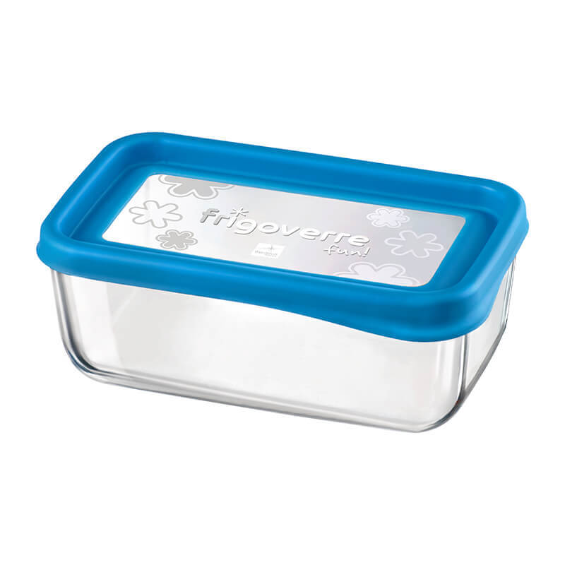 21X13 Cm Bormioli Rocco Frigoverre Fun Contenitore Per Alimenti Rettangolare In Vetro