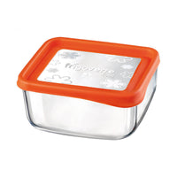 19X19 Cm Bormioli Rocco Frigoverre Fun Contenitore Per Alimenti Quadrato In Vetro