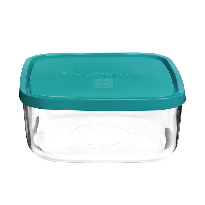 19X19 Cm Bormioli Rocco Frigoverre Classic Contenitore Per Alimenti Quadrato