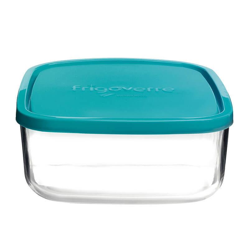 22X22Cm Bormioli Rocco Frigoverre Classic Contenitore Per Alimenti Quadrato