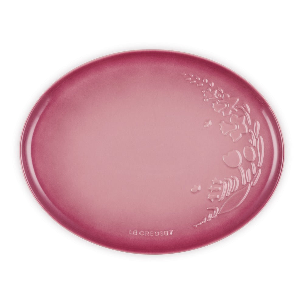 Le Creuset Jardin Vassoio Da Portata Ovale In Gres Vetrificato