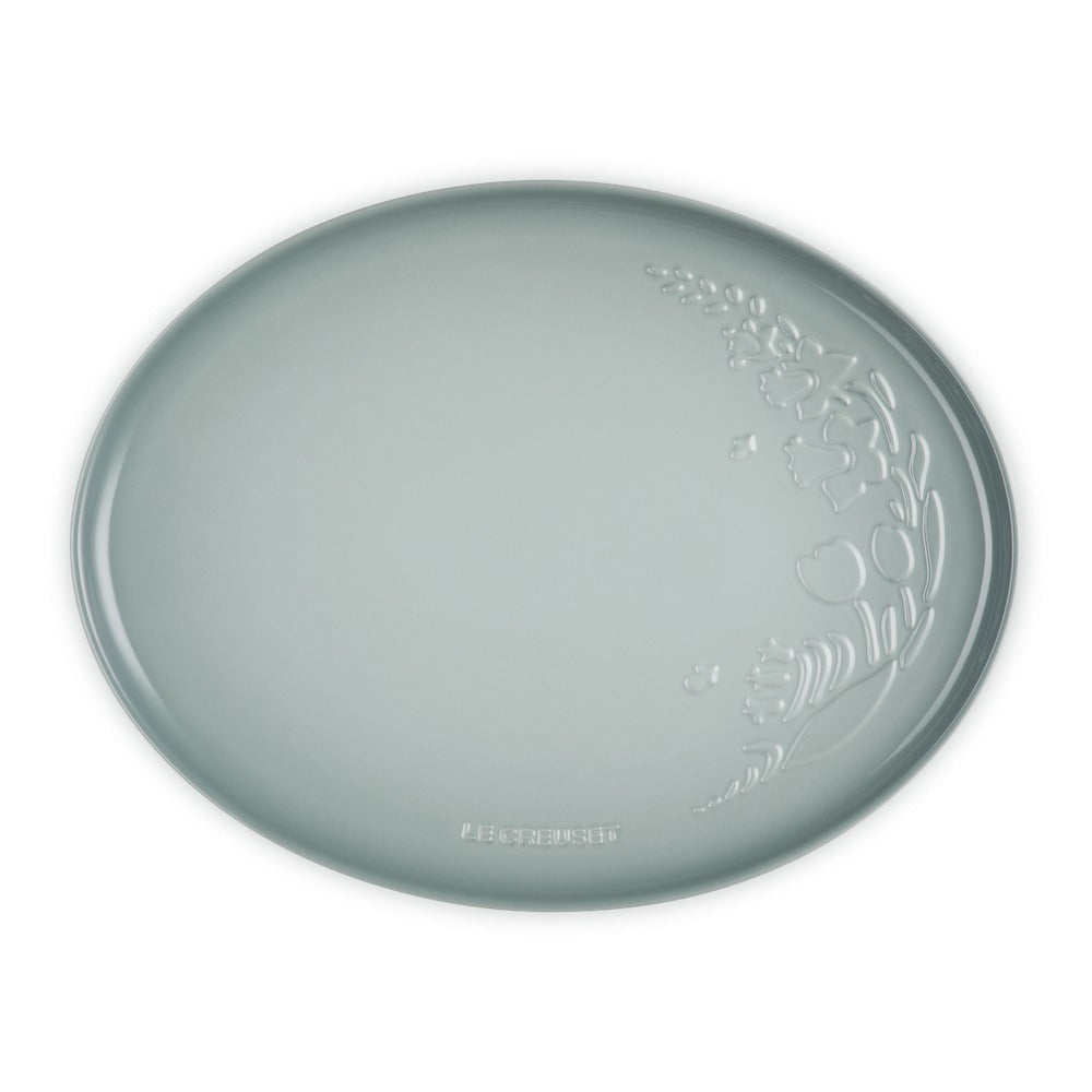 Le Creuset Jardin Vassoio Da Portata Ovale In Gres Vetrificato
