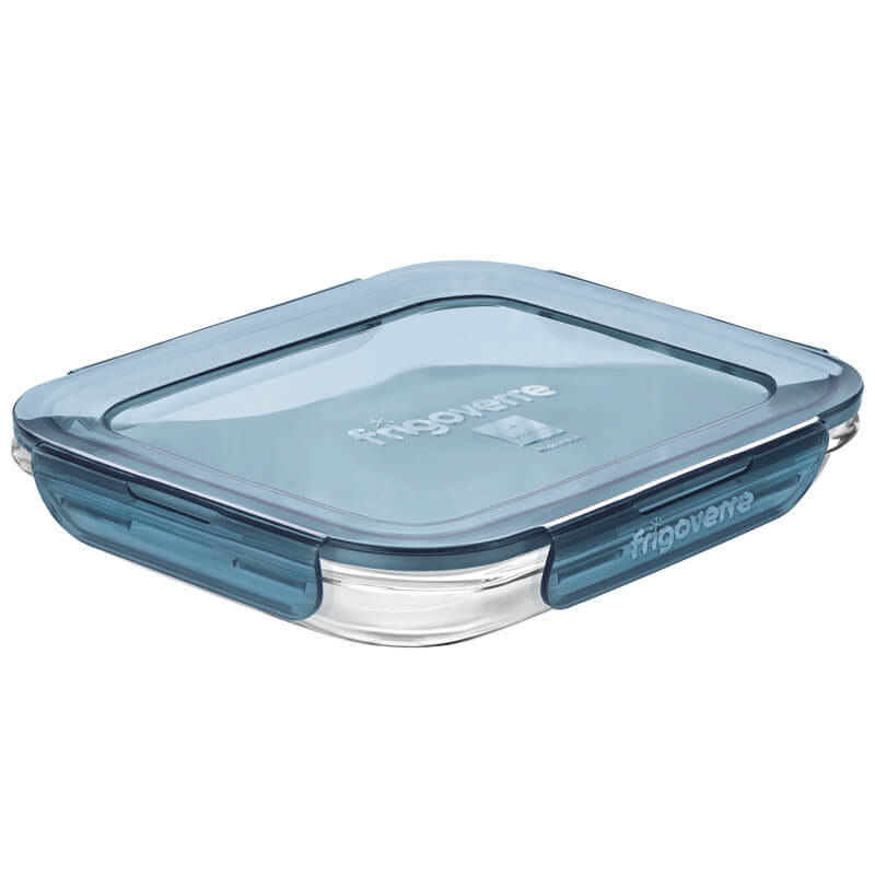 23X18 Cm Bormioli Rocco Frigoverre Evolution Contenitore Per Alimenti Ermetico Rettangolare In Vetro