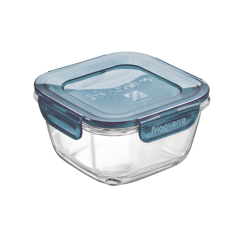 12X12 Cm Bormioli Rocco Frigoverre Evolution Contenitore Per Alimenti Ermetico In Vetro